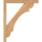 Ekena Millwork Olympic Block Smooth Bracket w/ Offset Brace, Western Red Cedar, 3 1/2"W x 20"D x 24"H BKT0402X20X24OLY05SWR - alternate 3